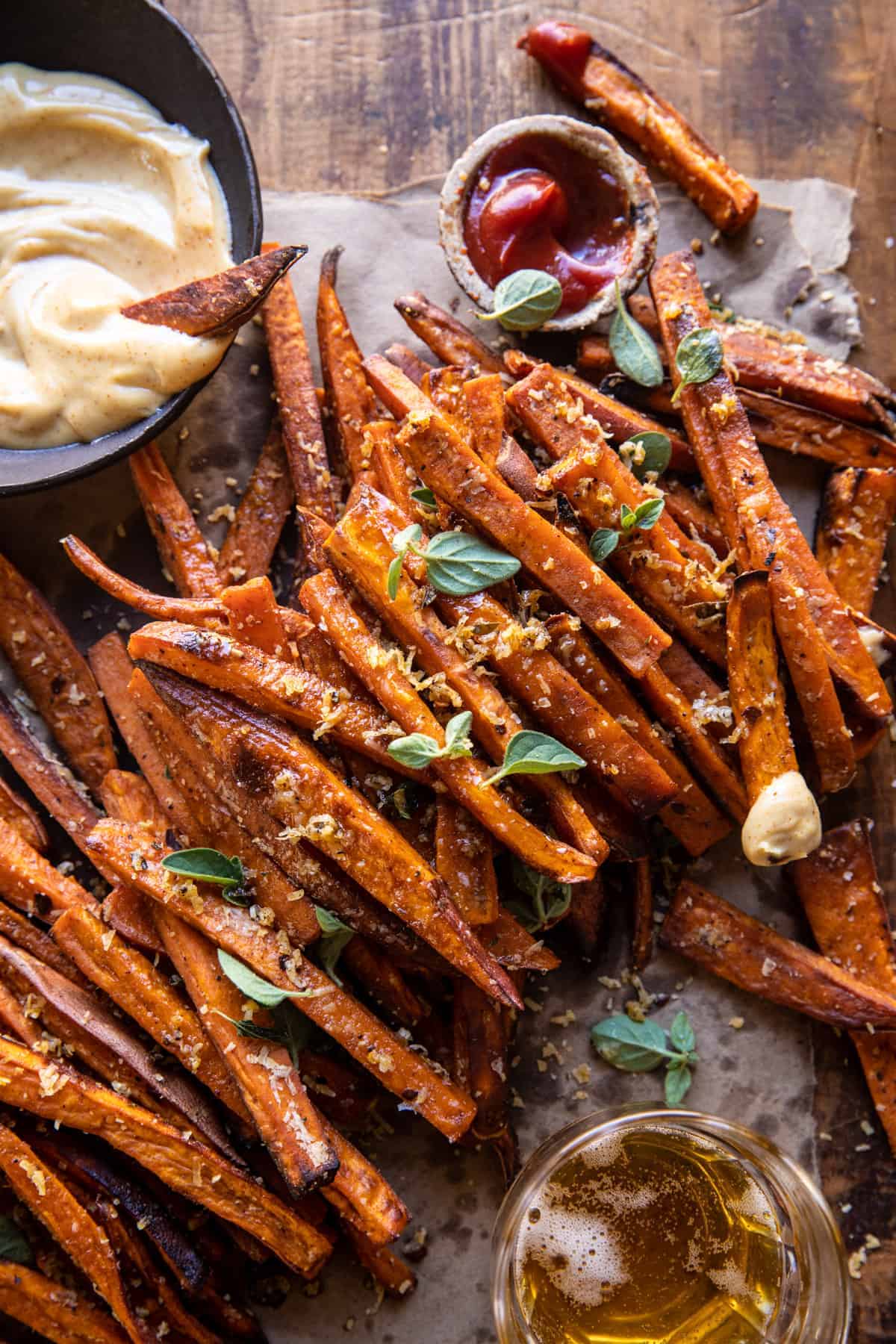 Sweet Potato Nacho Fries